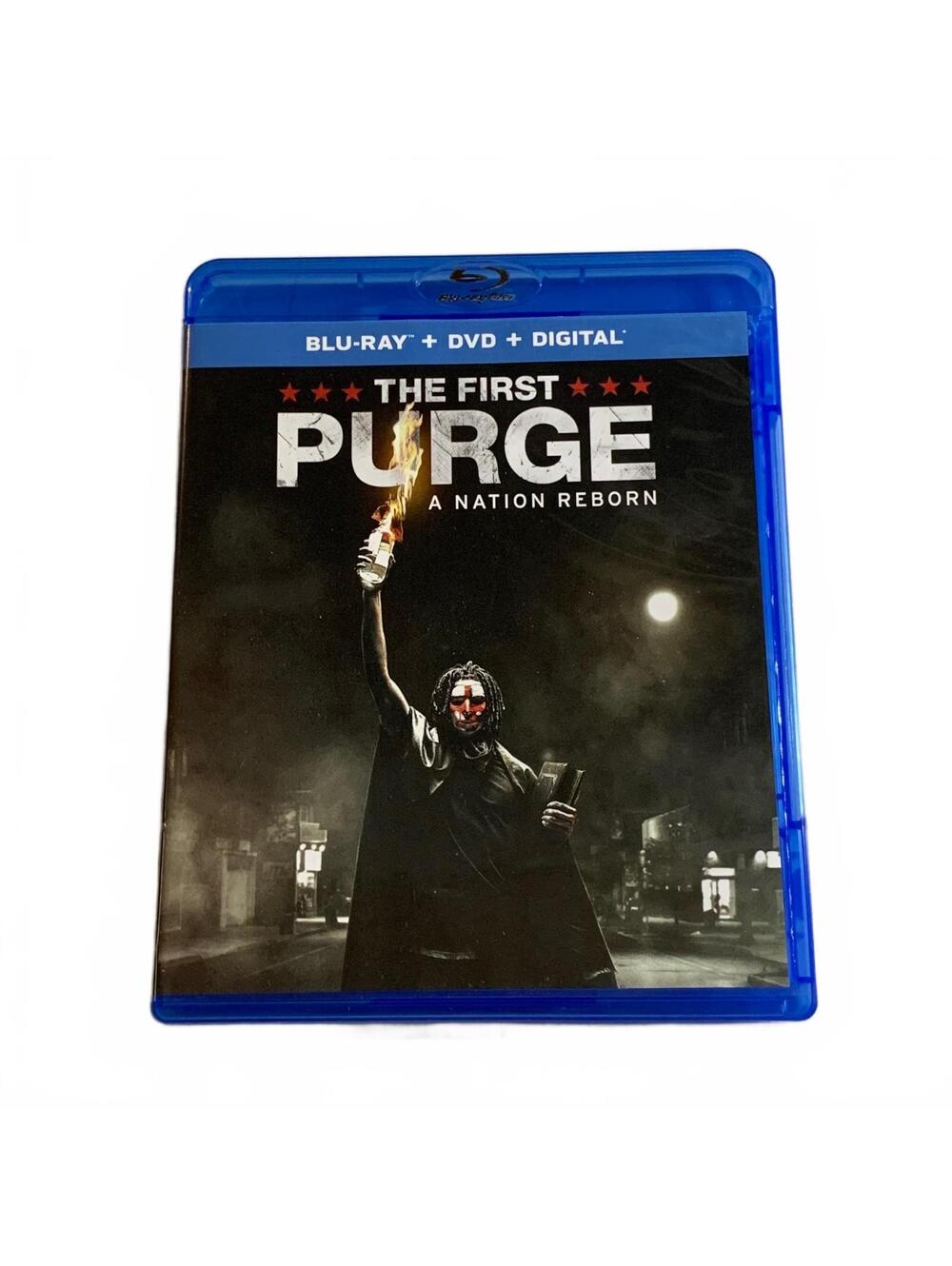 The First Purge A Nation Reborn Blu-ray + DVD 2-Disc Set Slipcover Bonus